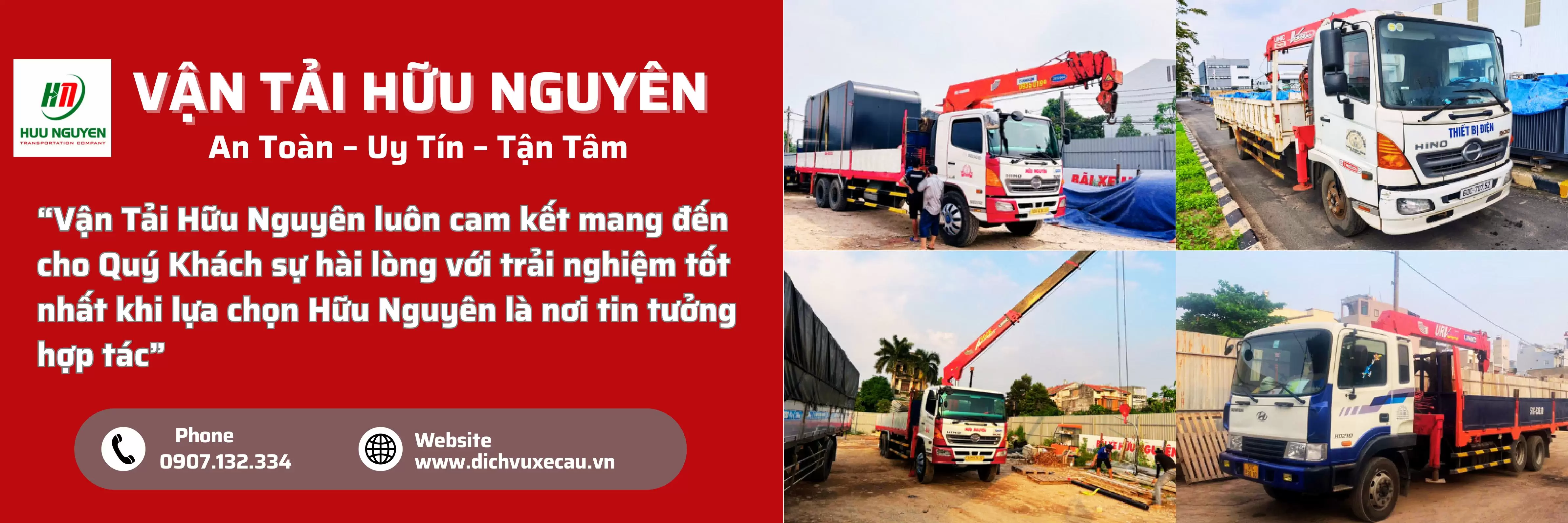 CHUYÊN CHO THUÊ XE CẨU TỪ 2 - 10 TẤN